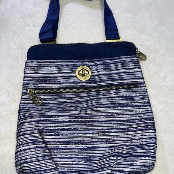 Stylish Blue and White Women's Bag - Picture 1 of 7